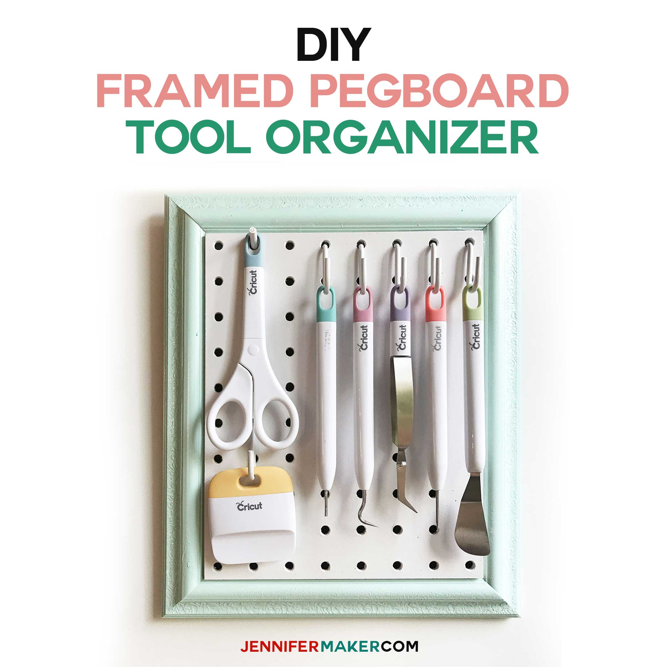 DIY CRICUT TOOL ORGANIZER - Decorate with Tip and More