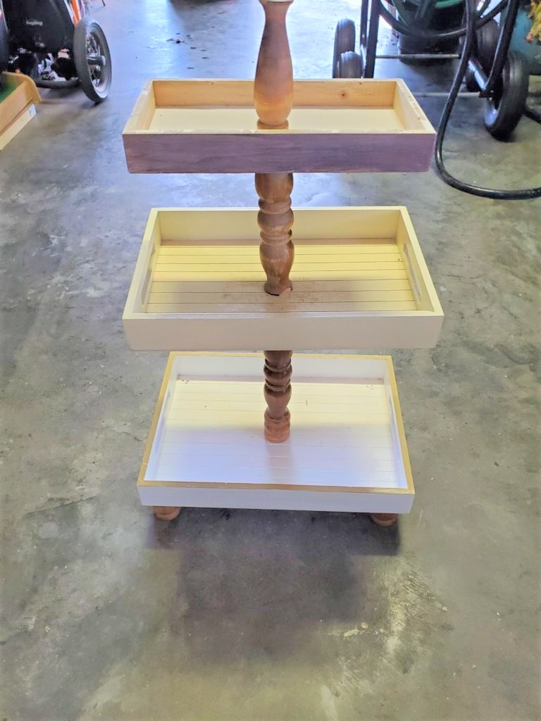 DIY RUSTIC THREE TIERED TRAY – Decorate & More with Tip