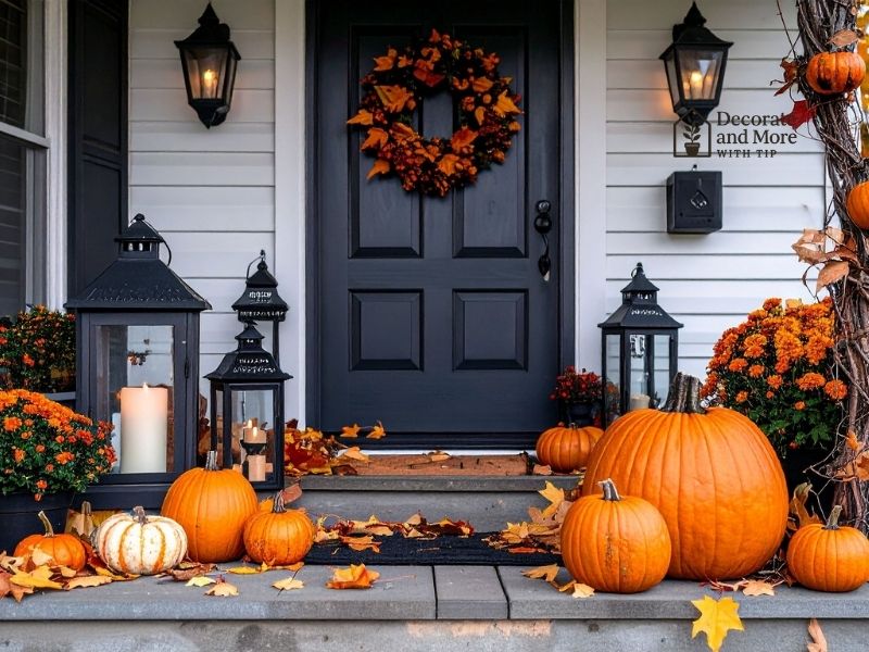 Outdoor Fall Decorations - Decorate and More With Tip
